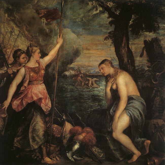 Spain Succoring Religion,  Titian